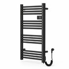 GRZEJNIK ŁAZIENKOWY ELEKTRYCZNY 500W VELAIR OVO 16L drabinka CZARNY 96x54cm 540 mm 960 mm grzewcza