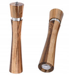 Akacjowy młynek do pieprzu soli 31,5cm klausberg KB-7593 ręczny drewniany rozdrabniacz przypraw kuchennych, brązowy