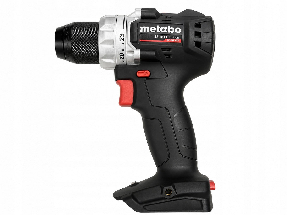 Wkrętarka metabo BS 18 BL Edition 18V Bezszczotkowa brushless Body 60Nm wiertarka do wiercenia i wkręcania, miękki