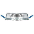 6x Oprawa halogenowa Szklana Kwadratowa + Żarówka GU10 LED 5,5W 3 BARWY oczko sufitowe wpuszczane, downlight do