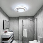 Lampa Sufitowa LED Plafon Okrągły Nowoczesny do Salonu 32W 6500K 2500lm biała oprawa, zimna barwa światła, sypialnia
