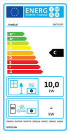 Zestaw montażowy Kominek Żeliwny Wkład antek FI 150 moc 10Kw akcesoria EKO do instalacji grzewczej, ogrzewanie