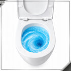Miska WC wirowa wisząca bezkołnierzowa serrada deska wolnooopadającą Biała toaleta podwieszana do łazienki odpływ