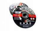 Tarcza do szlifowania metalu stali 125 MM x 6,0 inox platinum z 305 sztuk