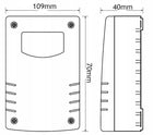 Czujnik Zmierzchu z timerem Zmierzchowy Czujka Zewnętrzna IP44 Natynkowy automat oświetleniowy, włącznik lamp