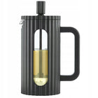 Zaparzacz tłokowy do kawy herbaty ziół 350 ml dzbanek szklany French Press praska francuska, 3 filiżanki, czarny