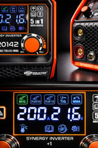 Spawarka inwertorowa migomat igbt flux MIG MAG MMA 200A MP0142 mocna 5kg półautomat spawalniczy TIG, drut 0,6-1,0 mm