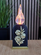 Wkład LED do znicza solarny efekt płomienia wkłady solar płomień flower lampka nagrobna na baterie, 336 h działania