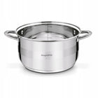Garnek Indukcja ze stali nierdzewnej GAZ solidny Konighoffer Faro 5,9l 24cm naczynie kuchenne do zup i dań