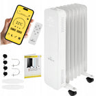 Grzejnik olejowy elektryczny Mission Air OSLO biały 1500W biały WIFI TIMER 120 mm 630 mm grzewcza