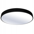 Plafon LED 40cm Czarny 40W 4000K 3400lm Lampa z czujnikiem ruchu zmierzchu okrągła oprawa sufitowa światło neutralne do