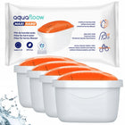AquaFloow Maxi Hard - filtr do dzbanka Brita Dafi zamiennik twarda woda 4x biały