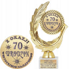 Prezent Na 70 Urodziny Statuetka Dla Babci Dziadka Mamy Taty Na 70 Lat ozdobny dyplom, ramka z życzeniami, dekoracja