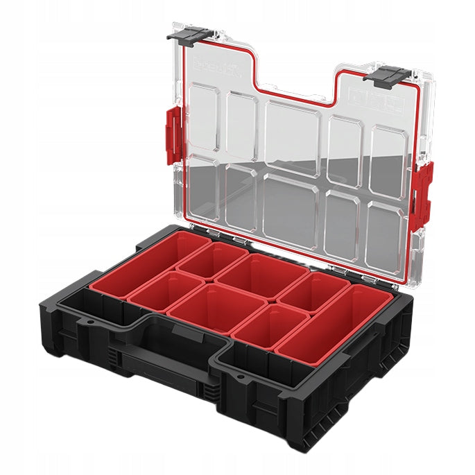Qbrick system PRO Organizer 300 modułowy z pokrywą skrzynka narzędziowa 9l skrzynka do przenoszenia 45 cm