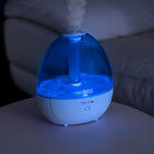 Ultradźwiękowy nawilżacz powietrza 1,8l cichy wydajny lampka LED nawilżacz ultradźwiękowy 12 w niebieski
