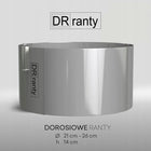 Rant opaska do pieczenia tortu regulowana dorosiowe ranty 21-26 H14cm obręcz cukiernicza, forma do biszkoptu, do