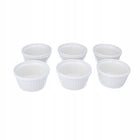 6 x kokilka naczynie żaroodporne zestaw do zapiekania 9 cm miski livello foremki porcelanowe do sufletu, 180 ml, do