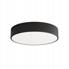 Lampa sufitowa Plafon cleo 400 Czarny 40 cm E27 oprawa okrągła, maksymalna moc źródła światła 24 w