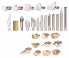 Lutownica pirograf zestaw hotair WEP 60W wypalarka drewna dcs3kit5 do elektroniki, oporowa, 480°C, 240V