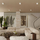 Sollux Lighting Plafon modo 1 biały Gx53 okrągła oprawa sufitowa bez żarówki, do salonu i sypialni