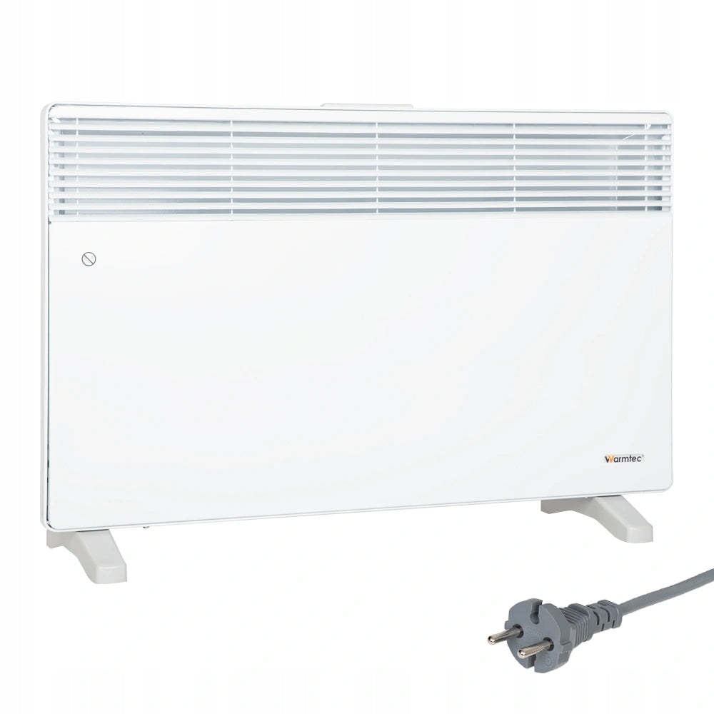 Grzejnik elektryczny konwektorowy przenośny energooszczędny EWX-2000W 740 mm 450 mm grzewcza biały