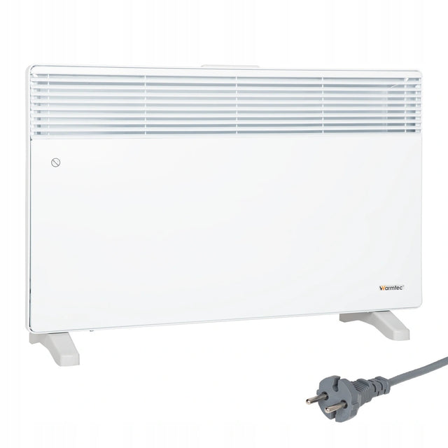 Grzejnik elektryczny konwektorowy przenośny energooszczędny EWX-2000W 740 mm 450 mm grzewcza biały