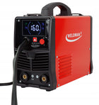Spawarka inwertorowa migomat Weldman MIG MAG MMA TIG bezgazowa Flux 230V półautomat do drutu 0,6–1,0 mm, 35–160 a, cykl