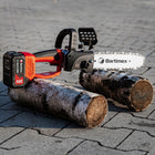 Pilarka Akumulatorowa bezszczotkowa Piła Łańcuchowa 20V 1400W 2 AKU 4,0Ah do cięcia gałęzi i drewna, lekka, prowadnica