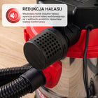 Odkurzacz Warsztatowy Przemysłowy 15l Bezworkowy mokro wydmuch zasięg 9m odsysacz do pyłu i cieczy, 1200 w, 240 V, 4,5