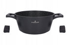 Garnek z pokrywą zwieger aluminiowy nonstick indukcja black stone 24cm 3,5l rondel kuchenny do zup i potraw