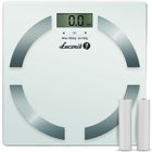 Waga Łazienkowa Elektroniczna Analityczna Łucznik 180kg BMI Biała + baterie biały