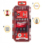 Zestaw bitów udarowych SHOCKWAVE 35 szt. Milwaukee 4932492003 końcówki wkrętakowe do wkrętarki, nasada 1/4 cala, PH PZ