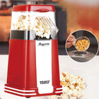 Maszyna do popcornu retro domowa urządzenie maszynka beztłuszczowa 1200W kino domowe dla dzieci, czerwony prażalnik