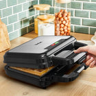 Opiekacz Gofrownica Panini do kanapek tefal UltraCompact SW383D10 3w1 nominalna srebrny/szary