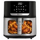 Frytkownica beztłuszczowa AIR fryer frytownica 8l 1700W z oknem mocna duża czarny