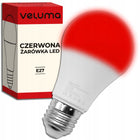 Żarówka LED E27 Czerwona Gwint Veluma Ozdobna Dekoracyjna Zdrowy Sen kulisty kształt, 5 w, 1500 K