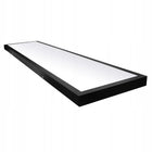 Panel LED Sufitowy 40W natynkowy 90 x 30cm Plafon Czarny barwa 4000K lampa prostokątna do salonu, kuchni i biura