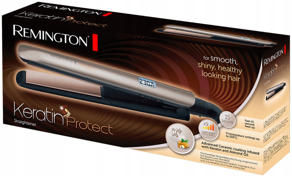 Prostownica ceramiczna Remington Keratin Protect S8540 +etui 50 w