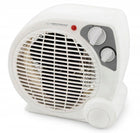 Grzejnik elektryczny cichy termowentylator farelka z termostatem 2000W biały