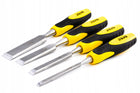 Zestaw dłuta dłut stolarskich płaskich do drewna 6mm 12mm 20mm 25mm (4szt.)
