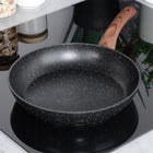 Patelnia granitowa do smażenia duszenia vilde 26 cm na gaz indukcje kuchenka ceramiczna elektryczna, mycie w zmywarce