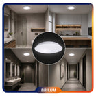 Brilum Plafon LED 12W IP54 z Czujnikiem Ruchu 4000K 1020lm Okrągły avesta R lampa sufitowa do łazienki, neutralna barwa