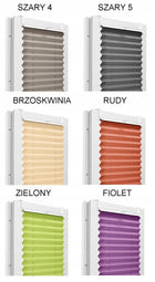 Plisa termo roleta plisowana 72x150cm bezinwazyjna osłona okienna półzaciemniająca, gładka, do okna