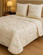 Zestaw Całoroczny Aloe Vera Kołdra 160x200 + Poduszka 70x80 antyalegiczny mikrofibra, biała, komplet do spania, wkład