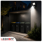 Halogen LED Naświetlacz Reflektor czujnik ruchu 50W 4500lm 4500K Zewnętrzny lampa IP44 światło neutralne do garażu