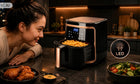Frytkownica beztłuszczowa 7l AIR fryer aigostar frytownica 1900W LCD czarna czarny