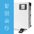 GRZEJNIK ELEKTRYCZNY KONWEKTOROWY TIMER TERMOSTAT PILOT MOCNY 2000W TURBO 590 mm 375 mm grzewcza biały
