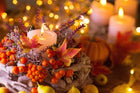 Sztuczne liście listki jesień jesienne dekoracyjne ozdobne MIX 96 sztuk do stroików i kompozycji florystycznych