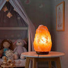 LAMPA SOLNA Himalajska XXL 13-15KG JONIZATOR Lampka Naturalna bryła SOLI oświetlenie dekoracyjne do wnętrz, żarówka w