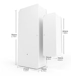 Sonoff DW2 Inteligentny Czujnik Sensor Otwarcia Drzwi i Okien WiFi eWeLink kontaktron do monitorowania wejść, zasilanie